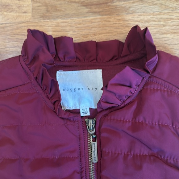 Copper Key Girls Ruffle Vest (Size 4/5) - Picture 3 of 3